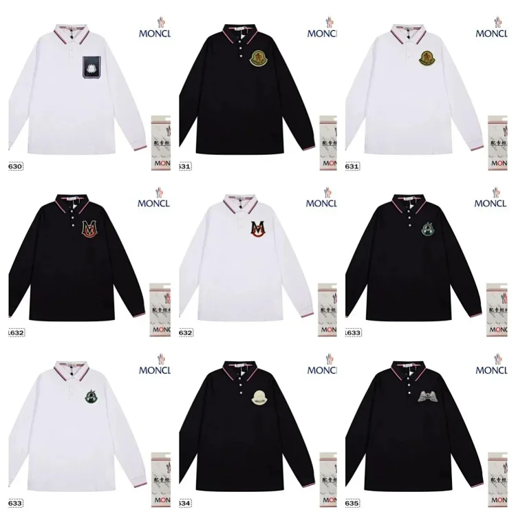Moncler Long-sleeved Polo Shirt(+25 color)