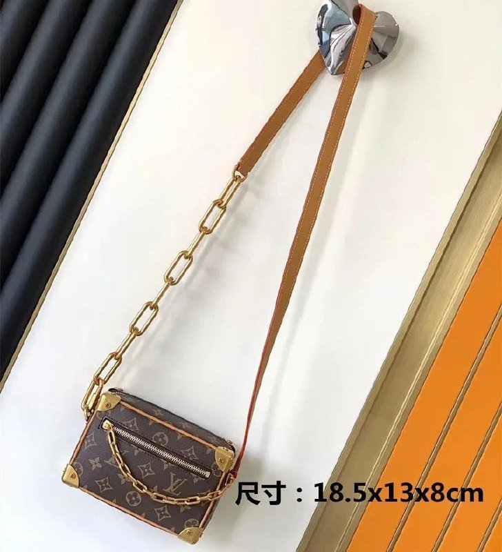 LV CHAIN genuine leather bag