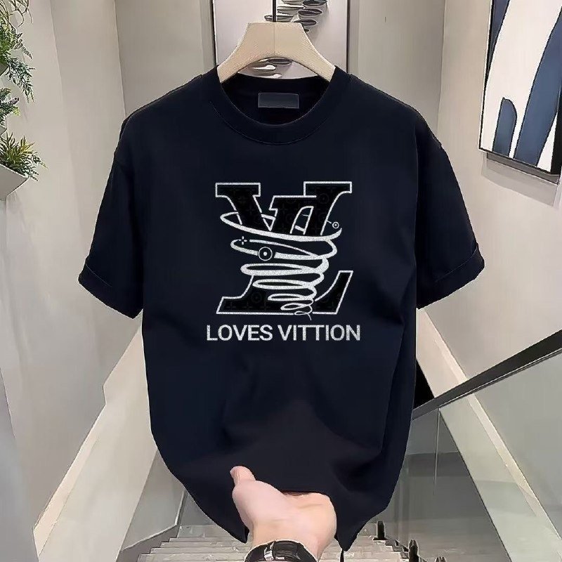 LV niche ins style short sleeved shirt