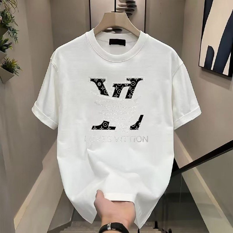 LV niche ins style short sleeved shirt