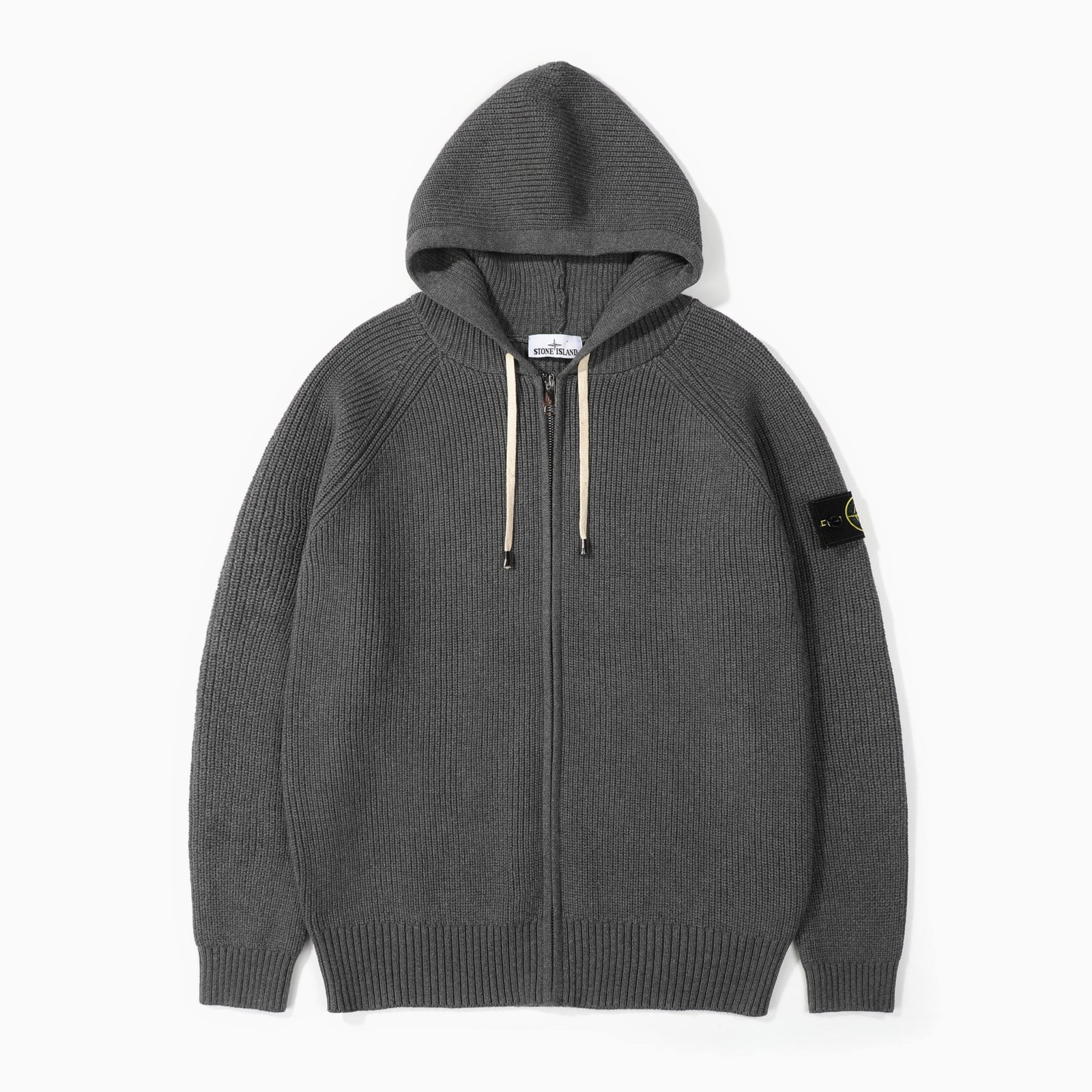 Stone Island Grey knitted cardigan 7520856902